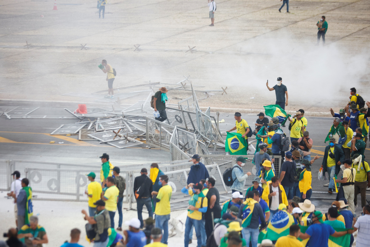 Bolsonaro Supporters Invade Brazil Presidential Palace, Congress, Supreme Court