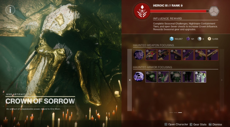 Destiny 2 Crown of Sorrow