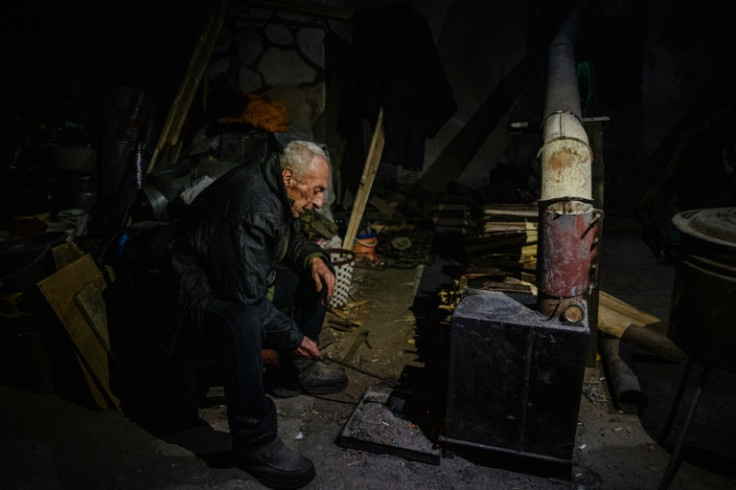 In Siversk, some people have no phones, and limited drinking water or heat