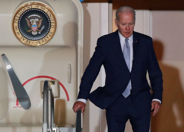 U.S. President Biden arrives in Mexico