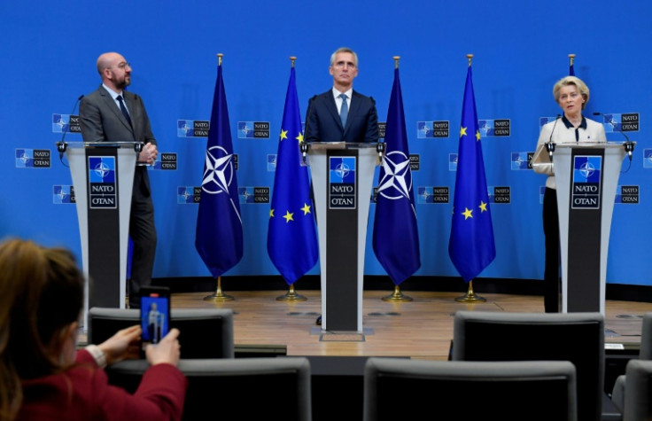 NATO and EU chiefs aim to give more military support to Ukraine as it fights the Russian invasion