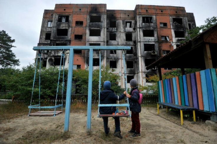 The fighting has brought psychological hardship on children in Ukraine and Kyiv says more than 400 have been killed