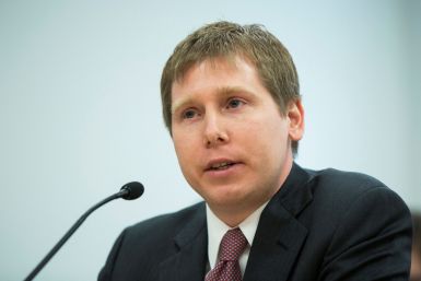 Bitcoin investor Silbert speaks at a New York State Department of Financial Services virtual currency hearing in the Manhattan borough of New York