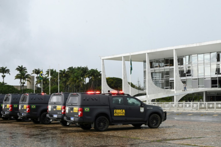 Brazil boosted security around government buildings ahead of fresh protests by backers of ex-president Jair Bolsonaro