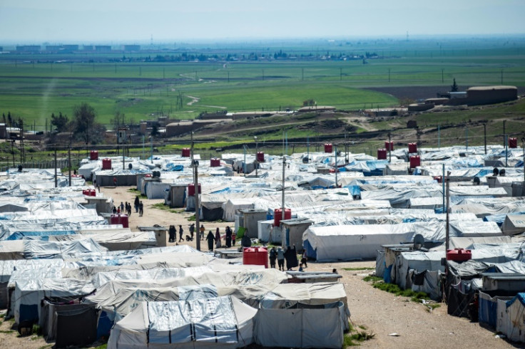 The two Spanish women and their children were expatriated from Roj detention camp in  Kurdish-controlled north-eastern Syria