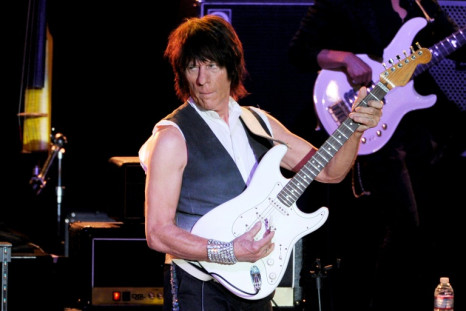 British guitarist Jeff Beck, seen here during a show in 2013 in Los Angeles, died on January 10, 2023 at the age of 78