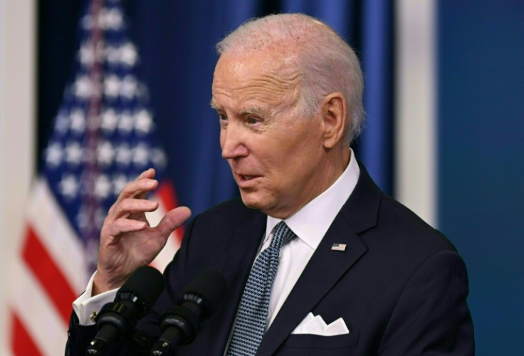 US President Joe Biden speaks about classified documents in Washington, DC, on January 12, 2023