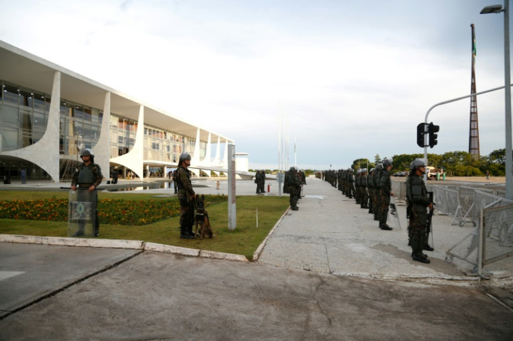 Security in Brasilia was significantly boosted after the violent uprising
