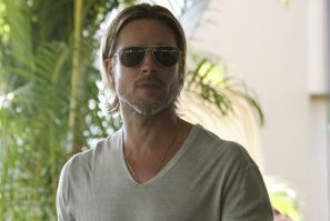 U.S. actor Brad Pitt poses during a photocall for his film &quot;Moneyball&quot; in Cancun