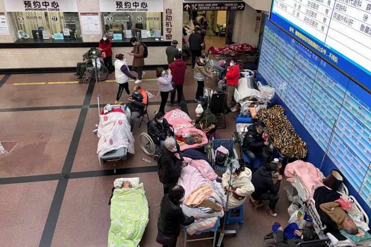 View of a hospital as COVID-19 outbreak continue in Shanghai