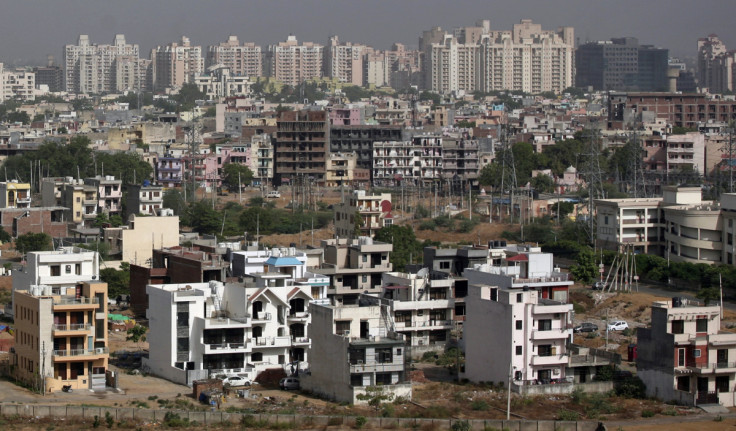 A general view of the residential apartments is pictured at Gurgaon, on the outskirts of New Delhi