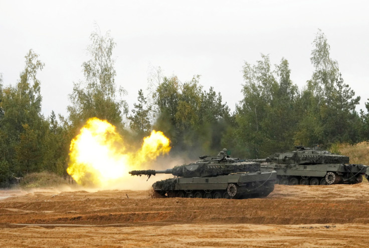 NATO enhanced Forward Presence battle group takes part in Silver Arrow military drill in Adazi