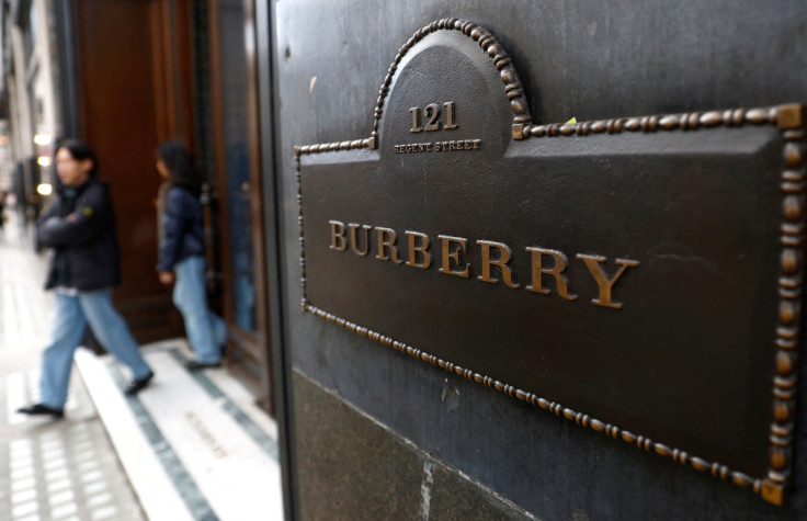 A Burberry store is seen in London