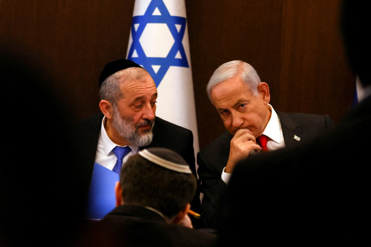 Weekly cabinet meeting at the Israeli Prime Minister's office in Jerusalem