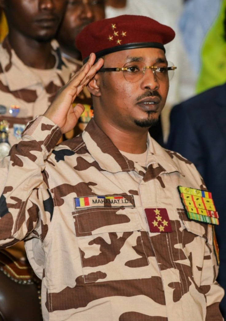 Junta leader General Mahamat Idriss Deby Itno took over from his father, Chad's leader for three decades, who was killed during operations against rebels in April 2021