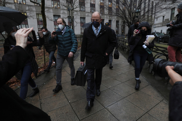 Former attorney Michael Avenatti exits after the guilty verdict at the United States Courthouse in New York