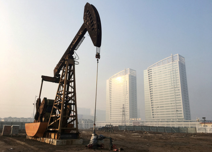 Pumpjack is seen at the Sinopec-operated Shengli oil field in Dongying, Shandong