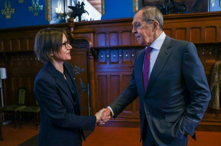 New Red Cross chief Mirjana Spoljaric met Russian Foreign Minister Sergei Lavrov in Moscow