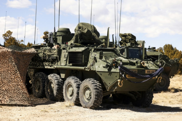 The United States has promised to provide 90 Stryker armored personnel carriers to Ukraine