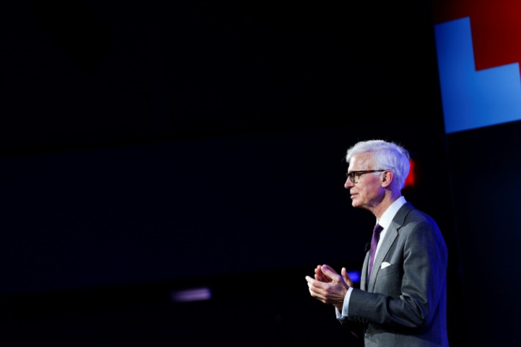 Washington Post publisher Fred Ryan speaks at a conference in Washington in November 2022