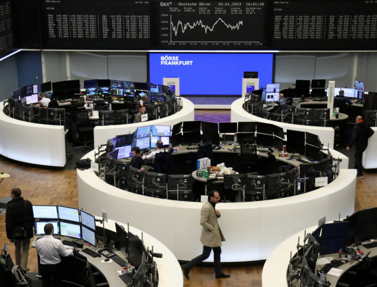 German share price index DAX graph is pictured at the stock exchange in Frankfurt