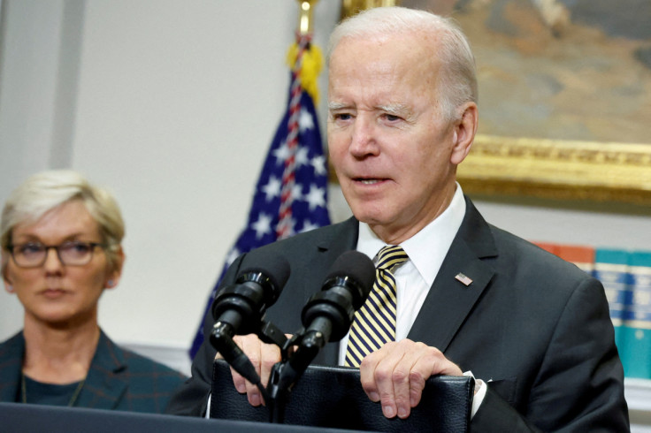 U.S. President Biden delivers remarks on the national Strategic Petroleum Reserve at the White House in Washington