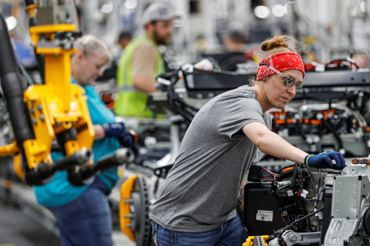 Startup Rivian Automotive's electric vehicle factory in Normal