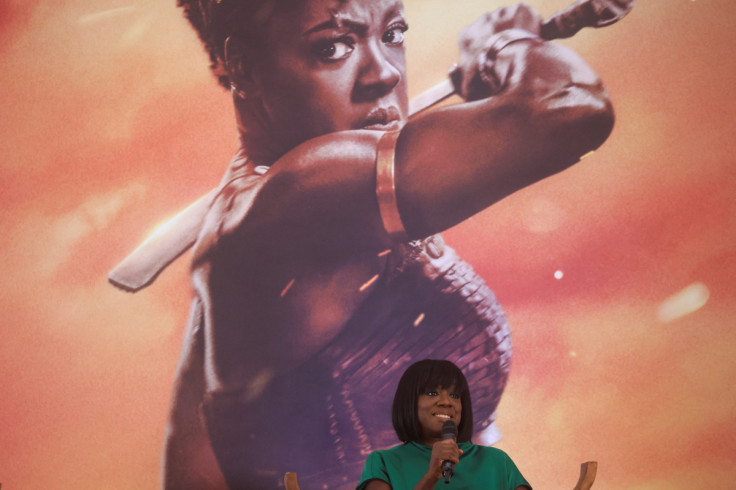 Actor Viola Davis promotes the premiere of "The Woman King" in Rio de Janeiro