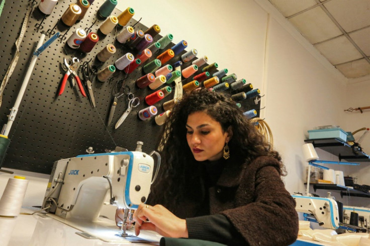 Alaa Adel, 33, counts herself among a limited number of female entrepreneurs in a country where most women don't work outside the home