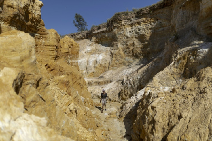 Lufuno Matidza takes the path through an abandoned mine