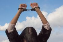 Representational image (woman in handcuffs) 