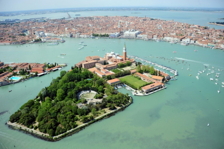 The island of San Giorgio, Venice and its lagoon, in May 2012