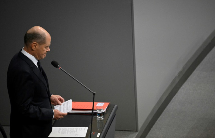 With an eye on public opinion, Chancellor Olaf Scholz was careful not to appear to be hawkishly leading the charge on military supplies to Ukraine