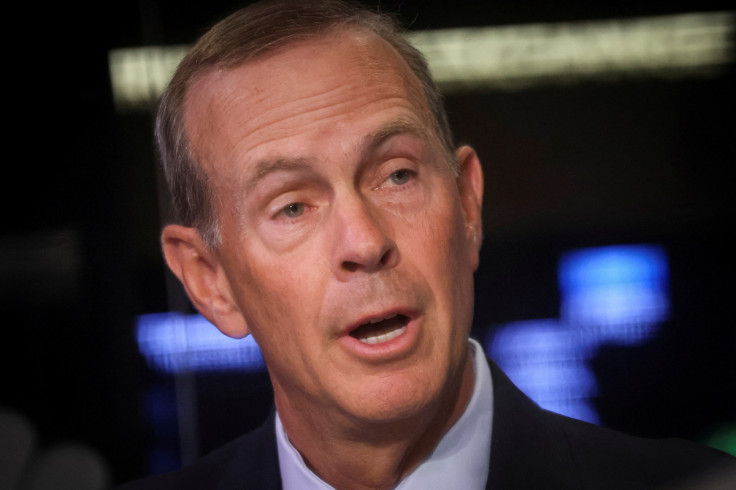 Michael Wirth, Chairman and CEO Chevron Corp., speaks during an interview on CNBC on the NYSE in New York