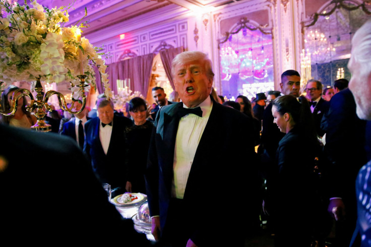 Trump hosts New Year's Eve party at his Mar-a-Lago resort, in Palm Beach, Florida