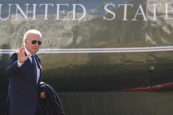 U.S. President Joe Biden arrives at the White House in Washington