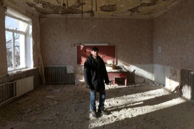 The school was one of hundreds across Ukraine  UNICEF says have been damaged or destroyed since Russia invaded in February