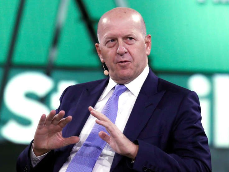 David Solomon, the CEO of Goldman Sachs, speaks during the Bloomberg Global Business Forum in New York City