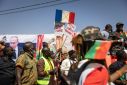 An anti-France protest in Burkina Faso last week
