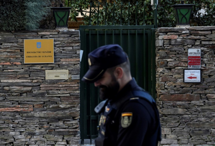 One of the six letter bombs was sent to the Ukrainian embassy in Madrid