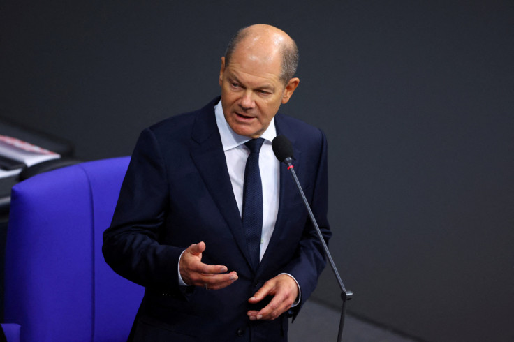 German Chancellor Scholz addresses Bundestag in Berlin