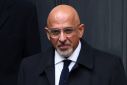British Minister without Portfolio Nadhim Zahawi outside the Conservative Party's headquarters, in London