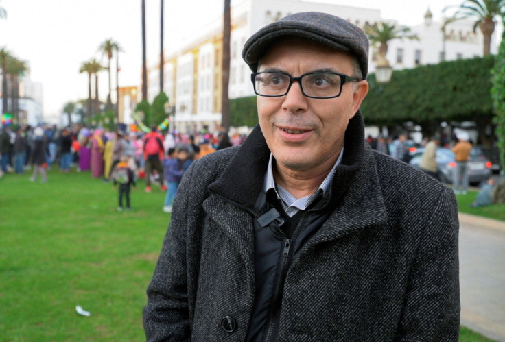 Afoulay ElKhatir speaks during an interview with Reuters in Rabat