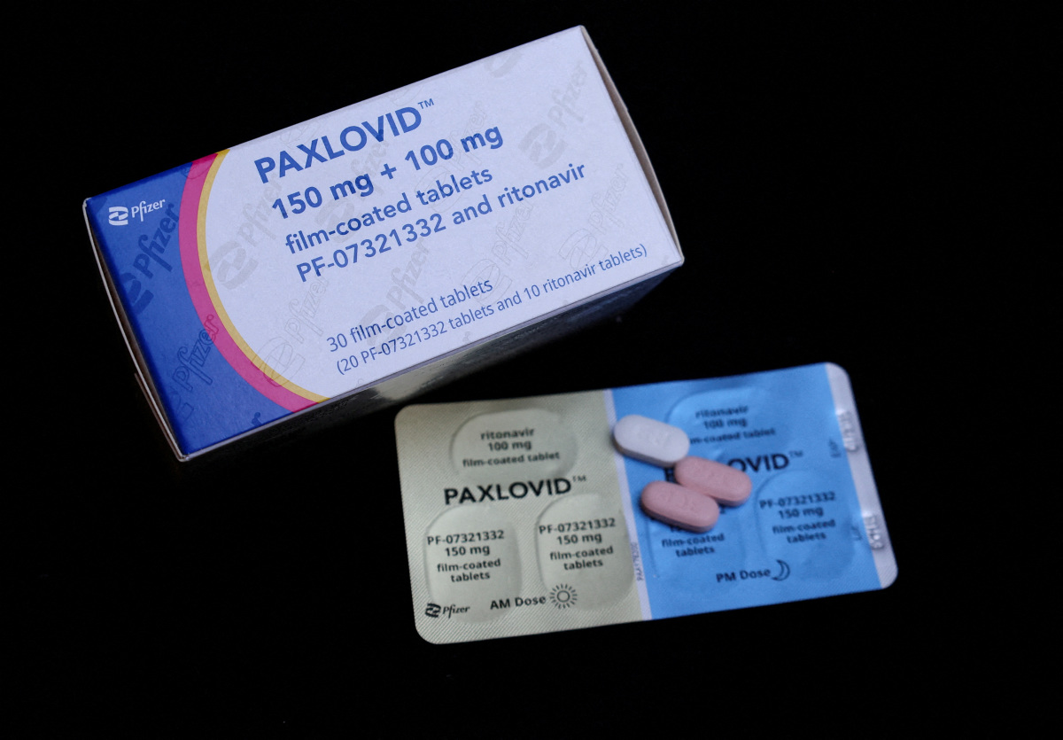 Paxlovid Sales Forecasts May Change With Pfizer View On China IBTimes   Paxlovid Shown This Picture Illustration 