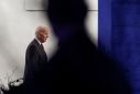 U.S. President Joe Biden departs the White House for Camp David