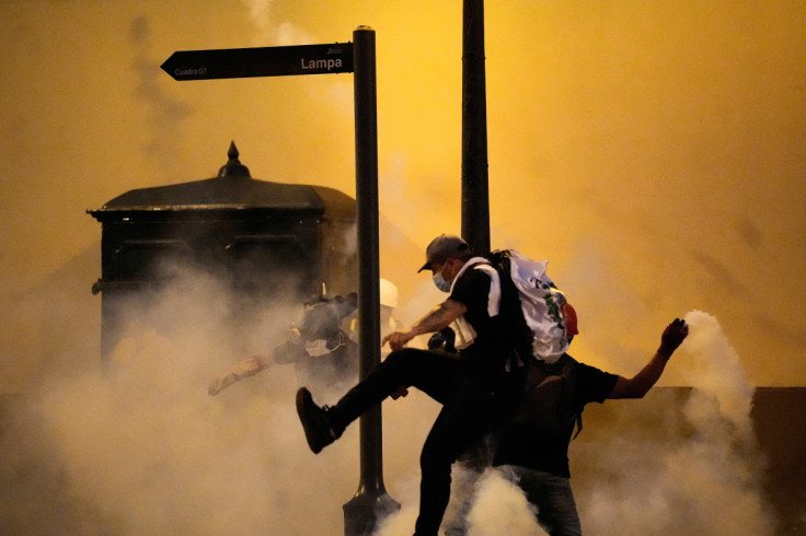 Anti-government protests in Lima