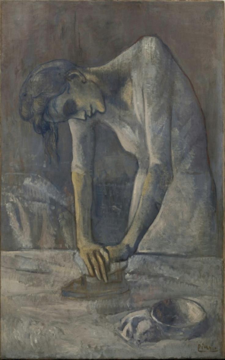 Pablo Picasso's 'Woman Ironing', painted in 1904, has been on display at the Guggenheim Museum in New York since the late 1970s