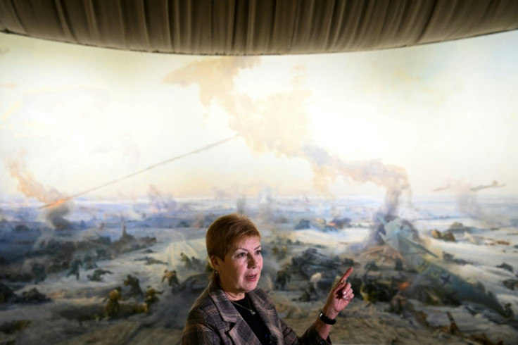 Tatiana Prikazchikova at the Battle of Stalingrad Museum