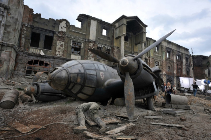 A movie set for "Stalingrad" by the Russian director Fyodor Bondarchuk