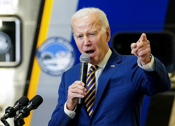 U.S. President Biden touts infrastructure spending on the Hudson River Tunnel project in New York City